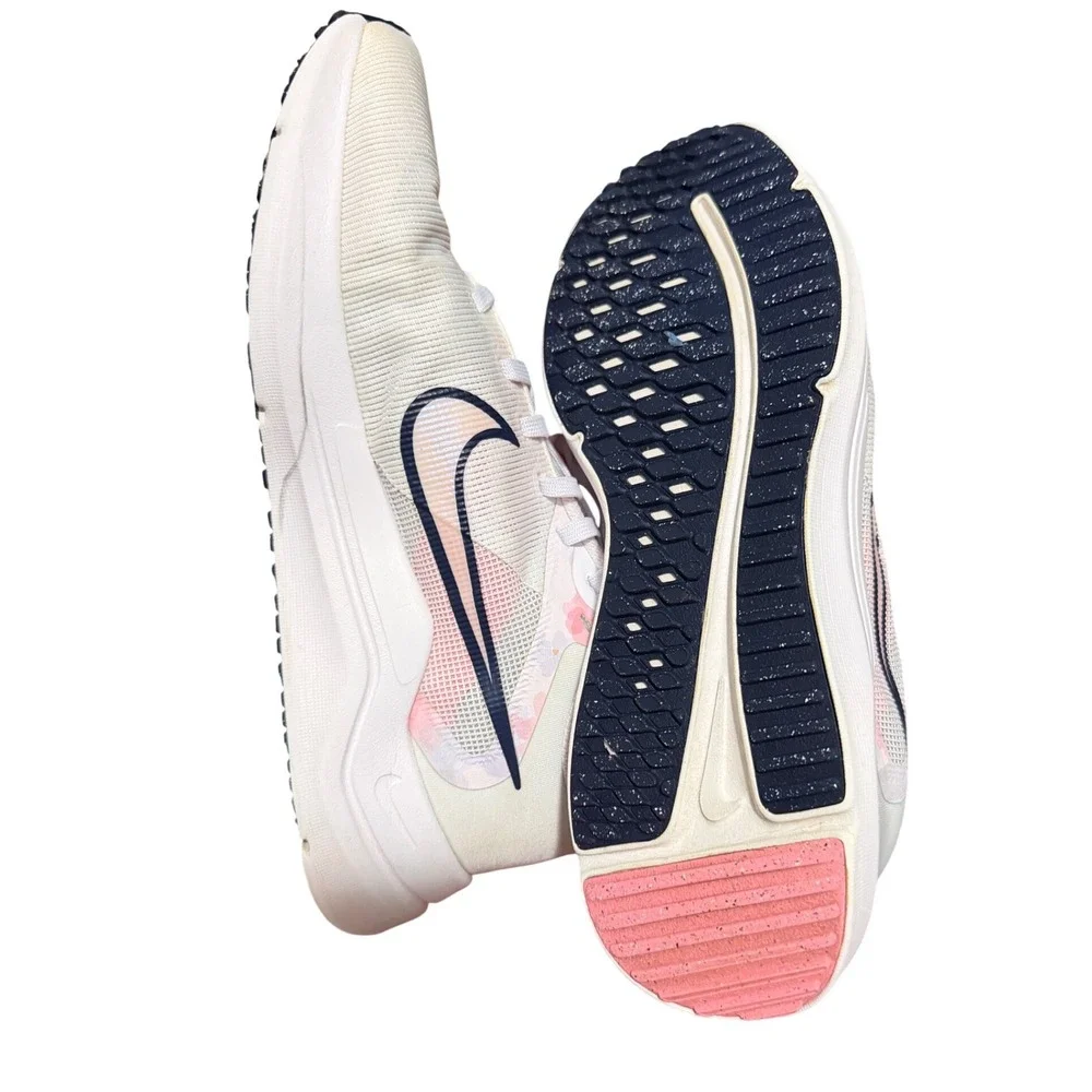 Nike Downshifter 12 Womens Running Shoes White Pink DX7885-100 Size 9 Balletcore